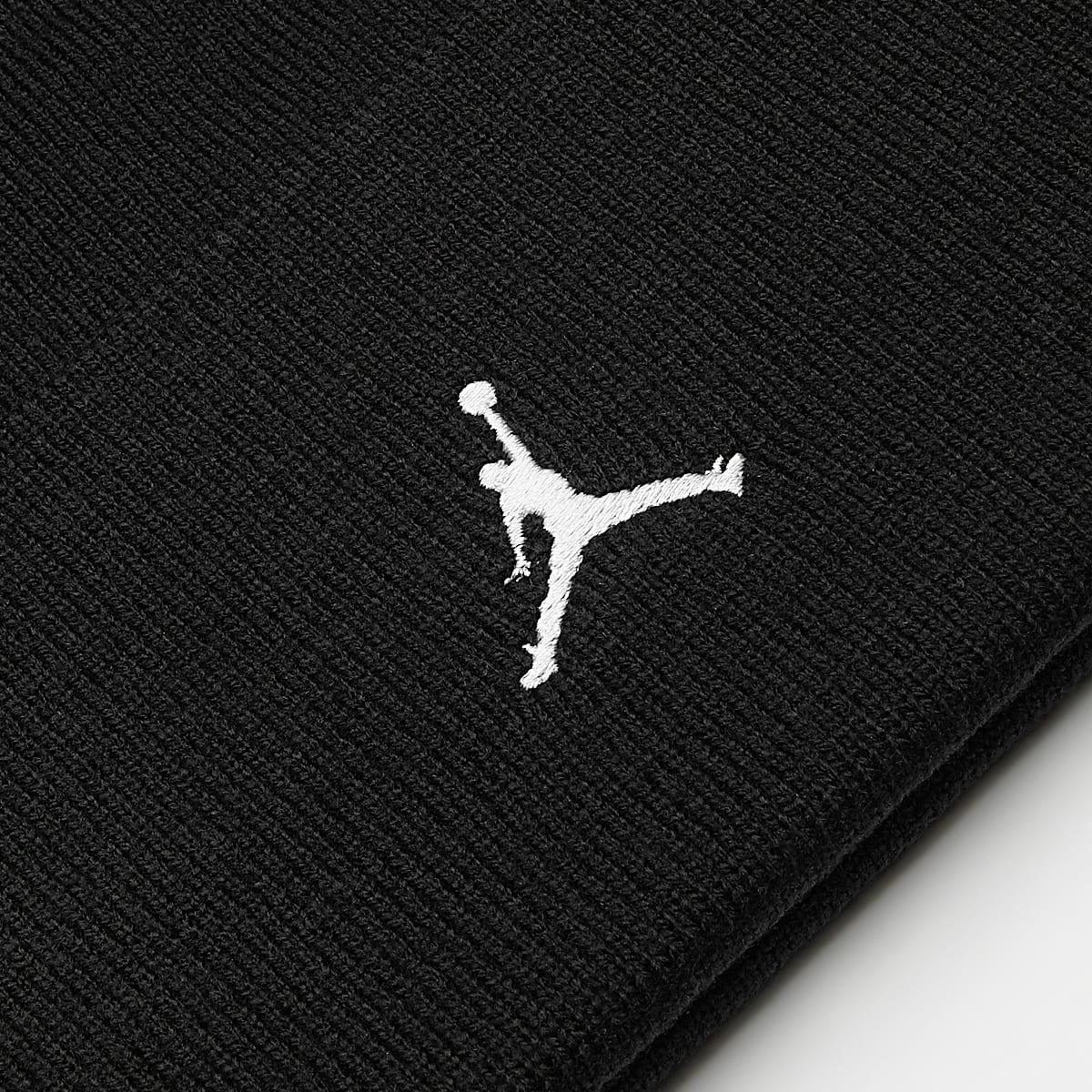 Jordan Peak Beanie Essential Unisex Mutsen zwart Maat ONE SIZE Accessoires