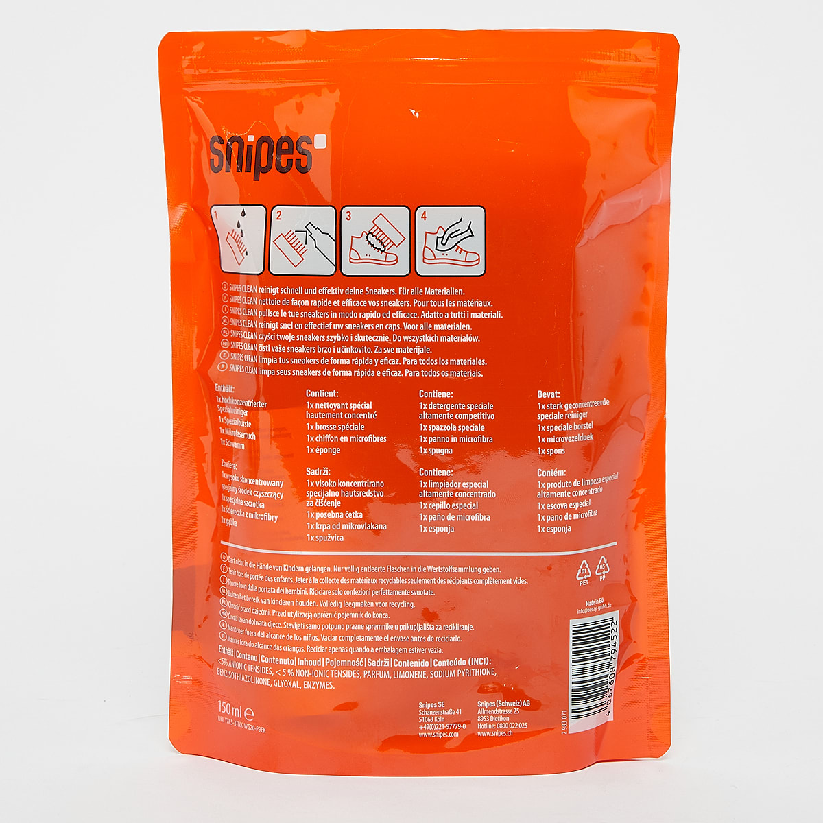 Snipes Cleaning Kit 150 ml — foto 2