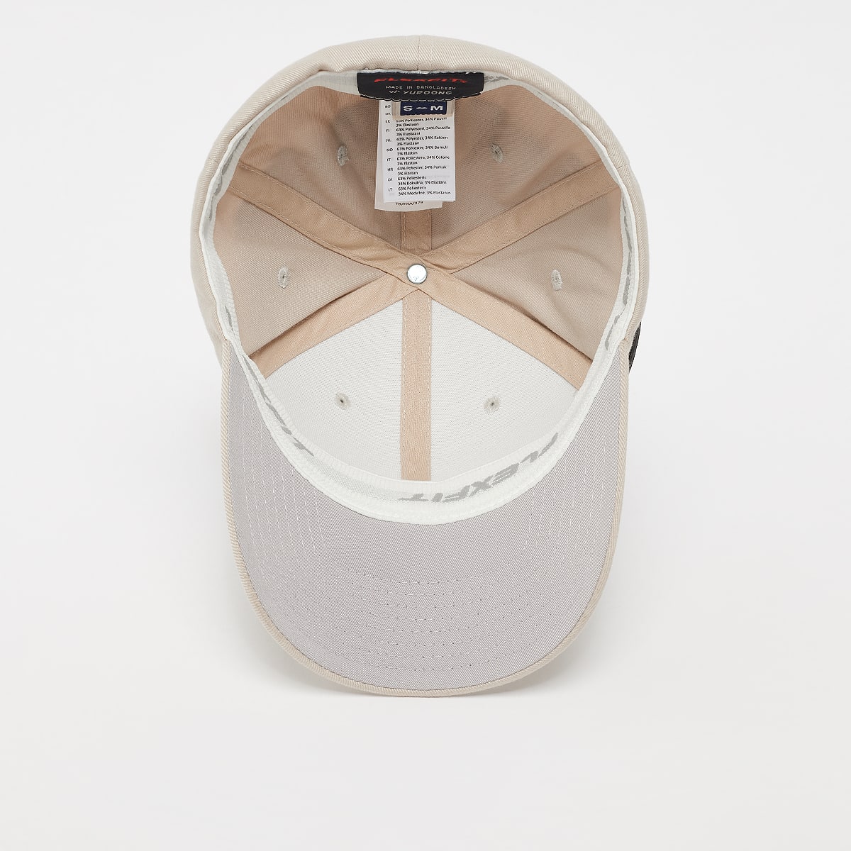 Flexfit Wooly Combed unisex Caps beige Maat S M Accessoires