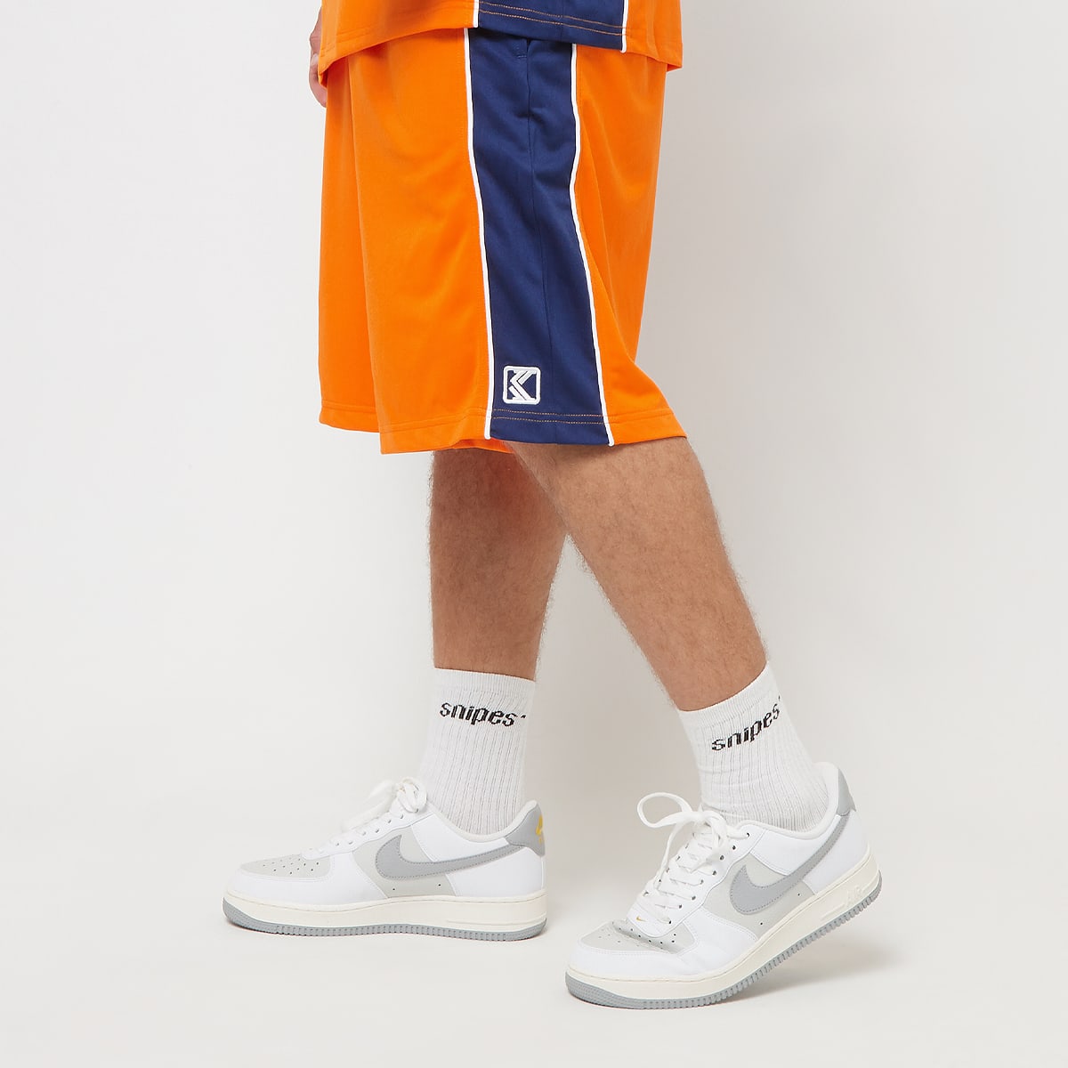 Karl Kani OG Block Basketball Shorts men Sportshorts oranje Maat S Kleding