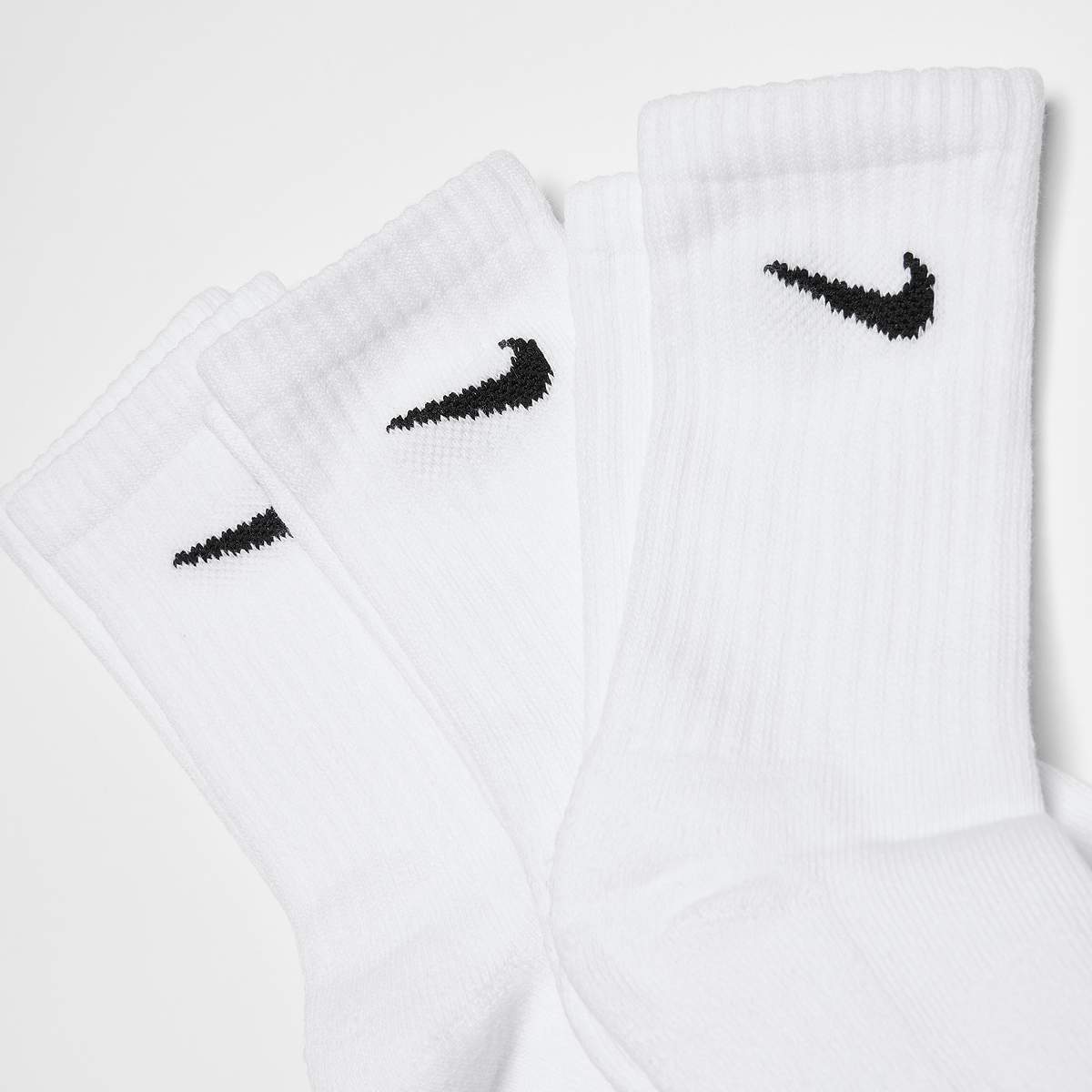 Nike 3 PACK Dri-Fit Performance Basic Crew Socks Unisex Sokken wit Maat 4Y-5Y Kleding