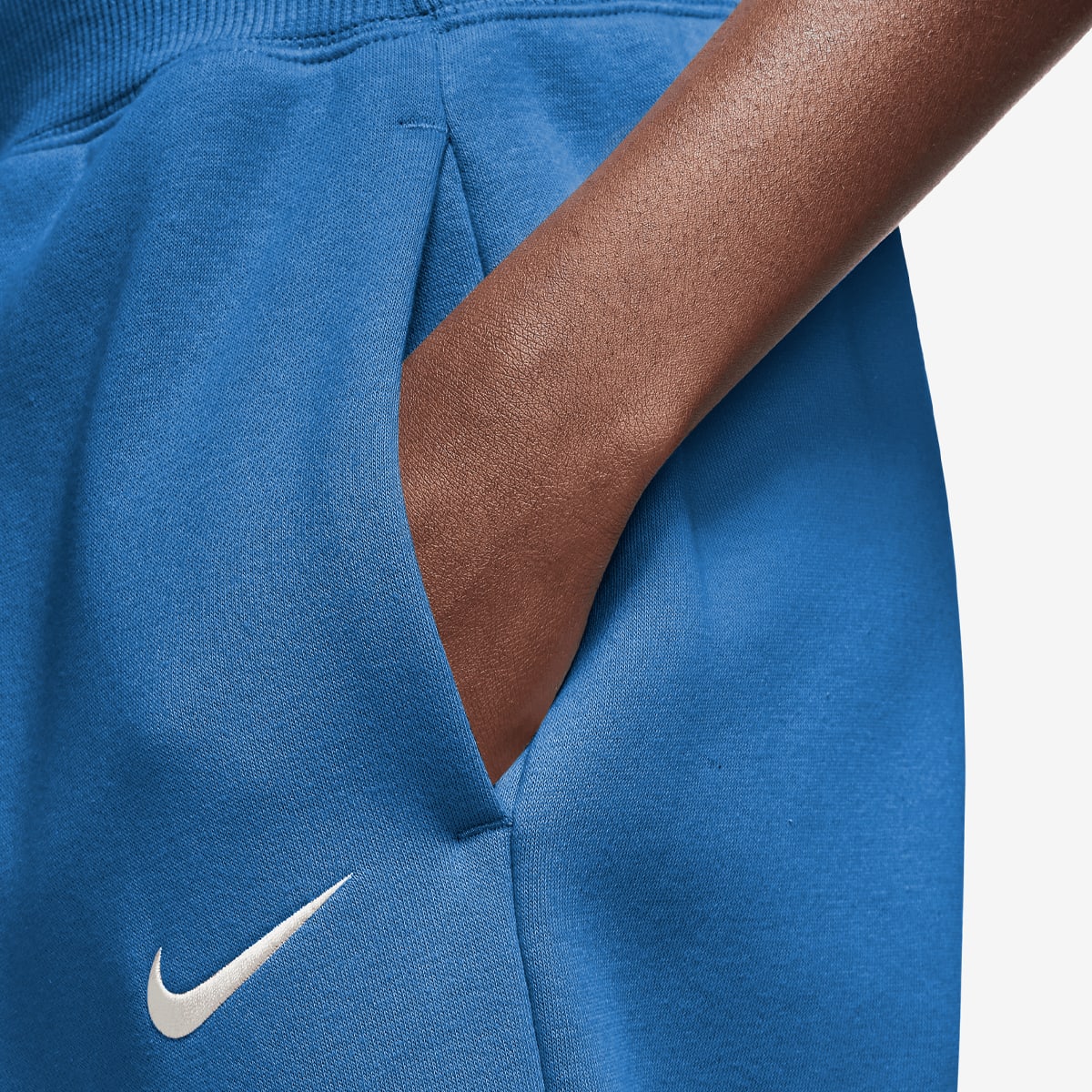 Nike Sportswear Phoenix Fleece High-Rise Oversized Pant Trainingsbroeken in blauw formaten: L