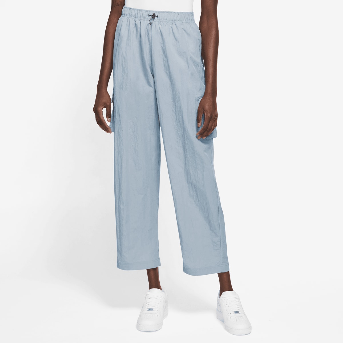 Nike Sportswear Essential Woven High-Rise Cargo Pant Cargobroeken in blauw formaten: M