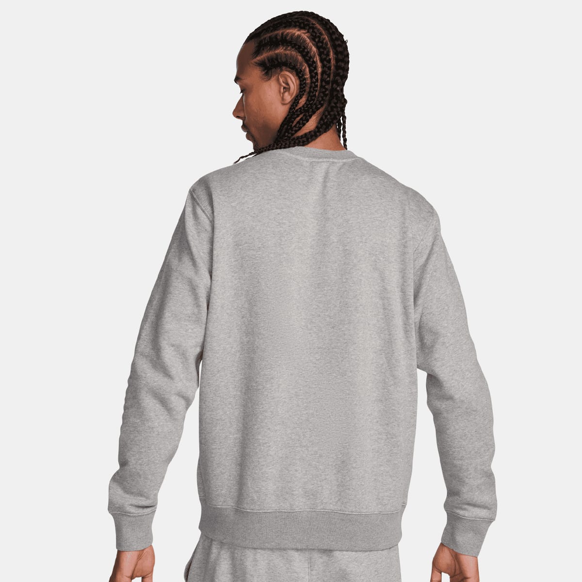 Nike Club Basketball Crew Stack GX men Hoodies & Sweaters grijs Maat S Kleding