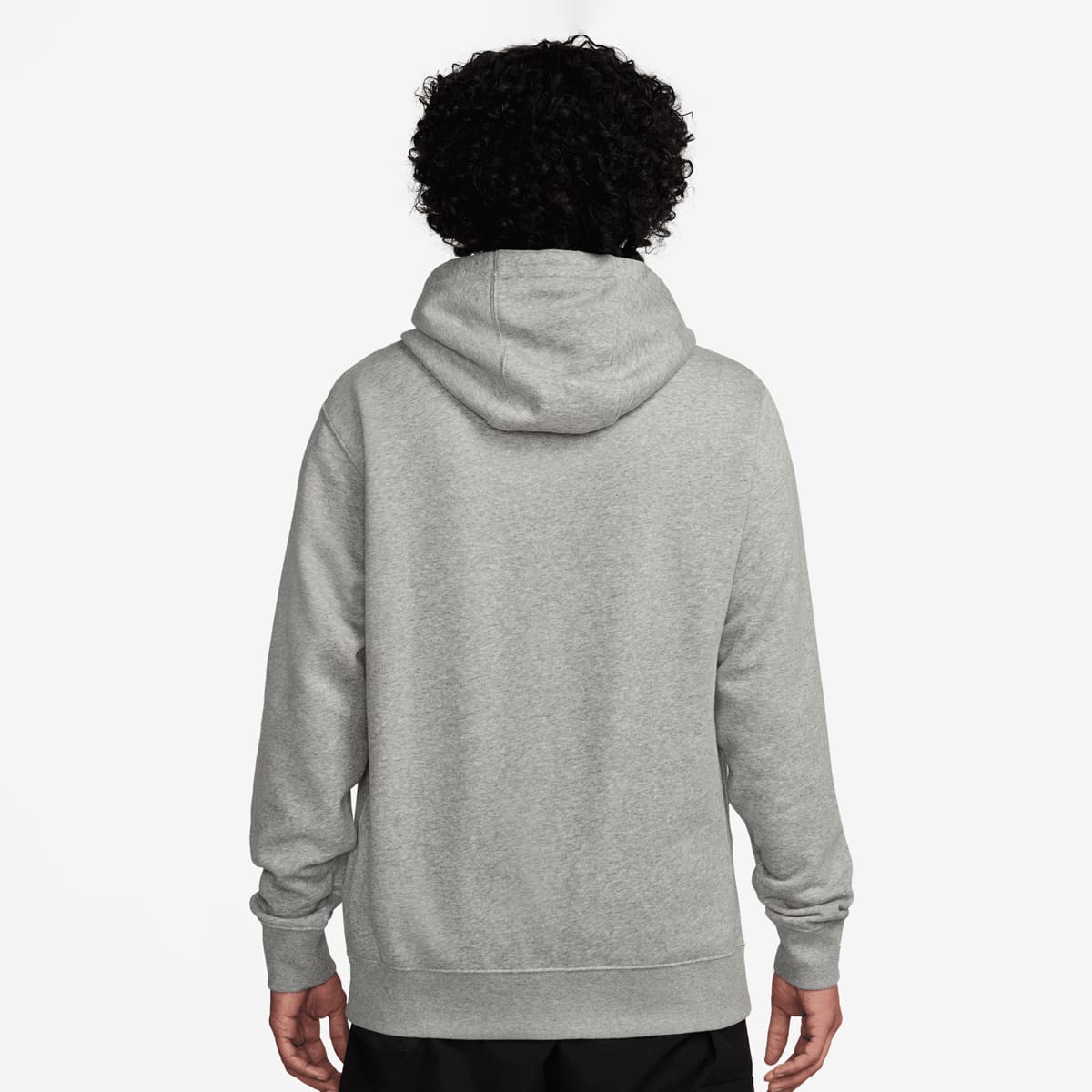Nike Club Fleece Hoodie Stack Graphics men Hoodies & Sweaters grijs Maat XL Kleding