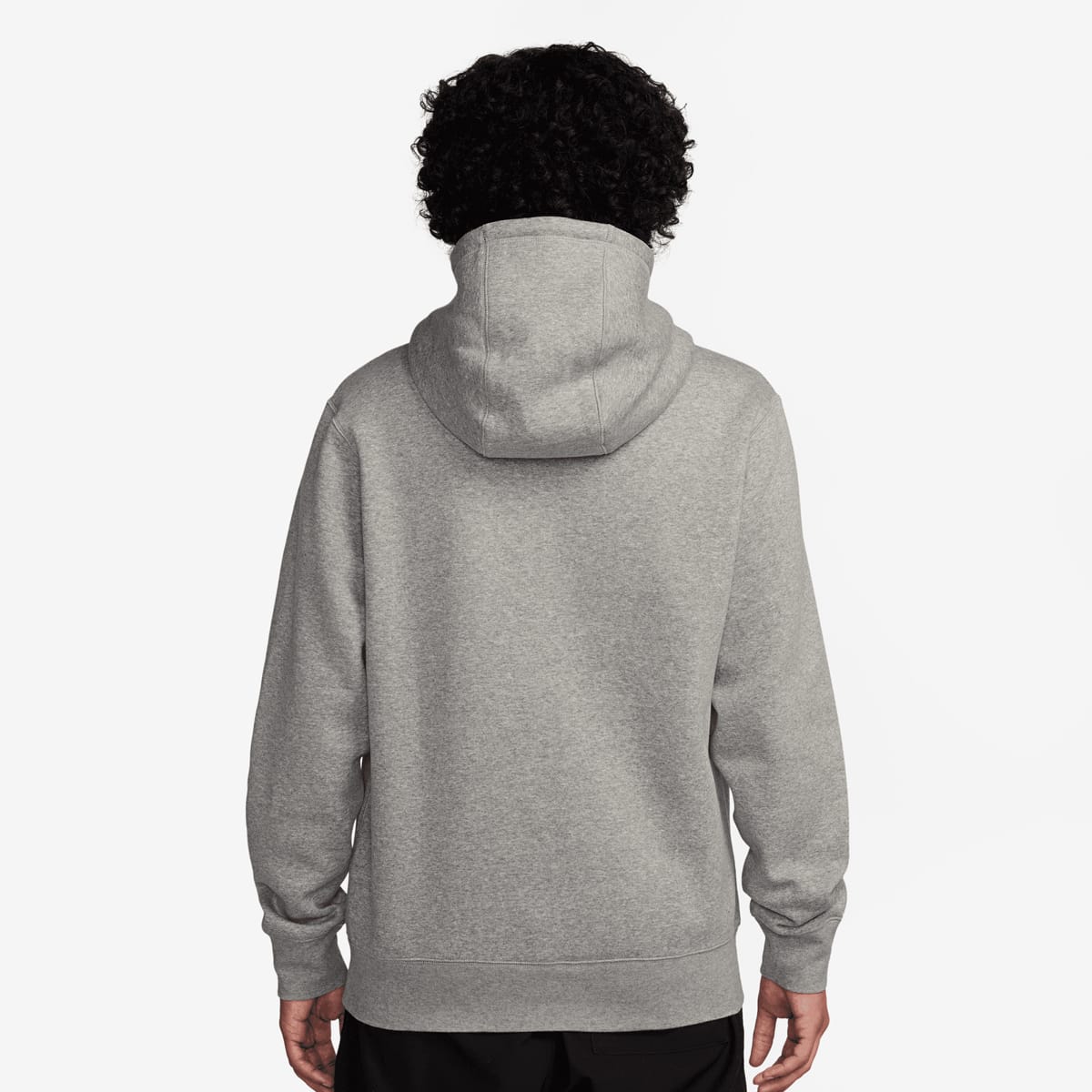 Nike Club Fleece Hoodie men Hoodies & Sweaters grijs Maat S Kleding