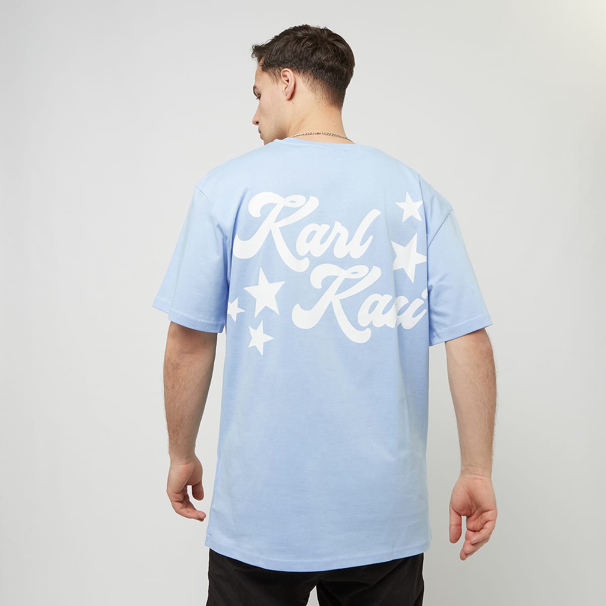 Karl Kani Small Signature Heavy Jersey Star Tee Men T-Shirts & Polo's blauw Maat M Kleding