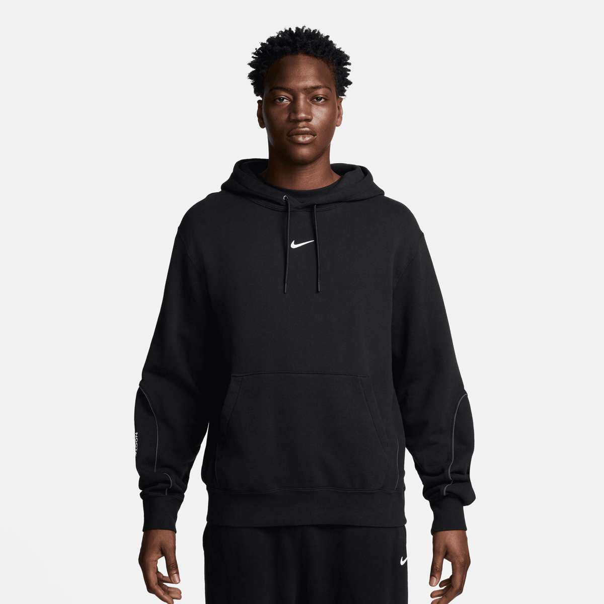 NIKE Nocta Fleece Hoodie Hoodies Heren black white maat: XL beschikbare maaten:S L XL