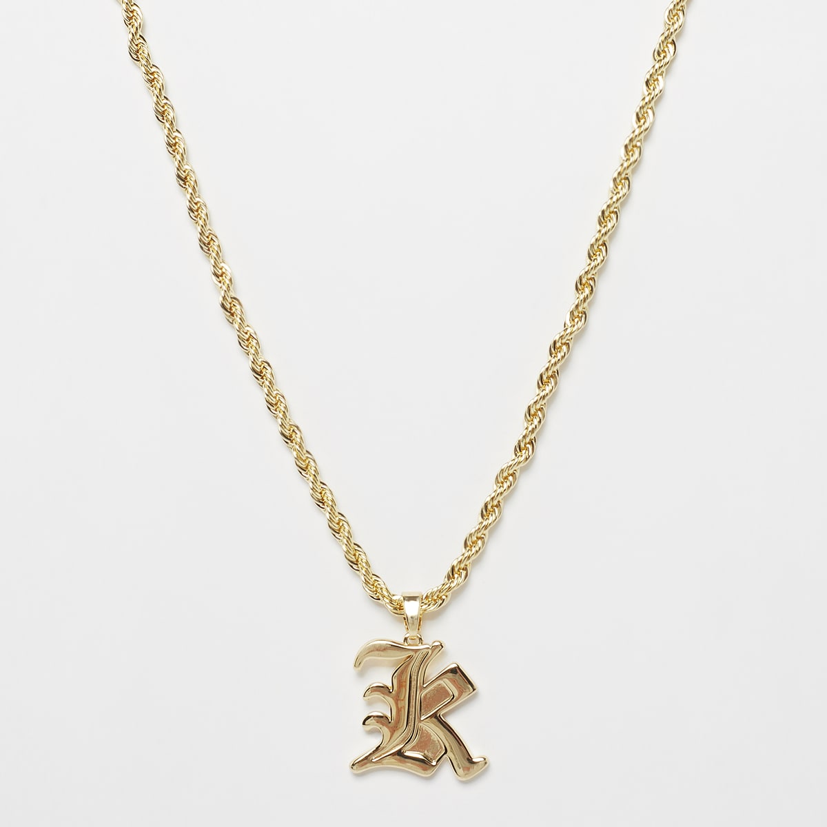 Karl Kani, Old Englisch Charm Helix Chain, gold