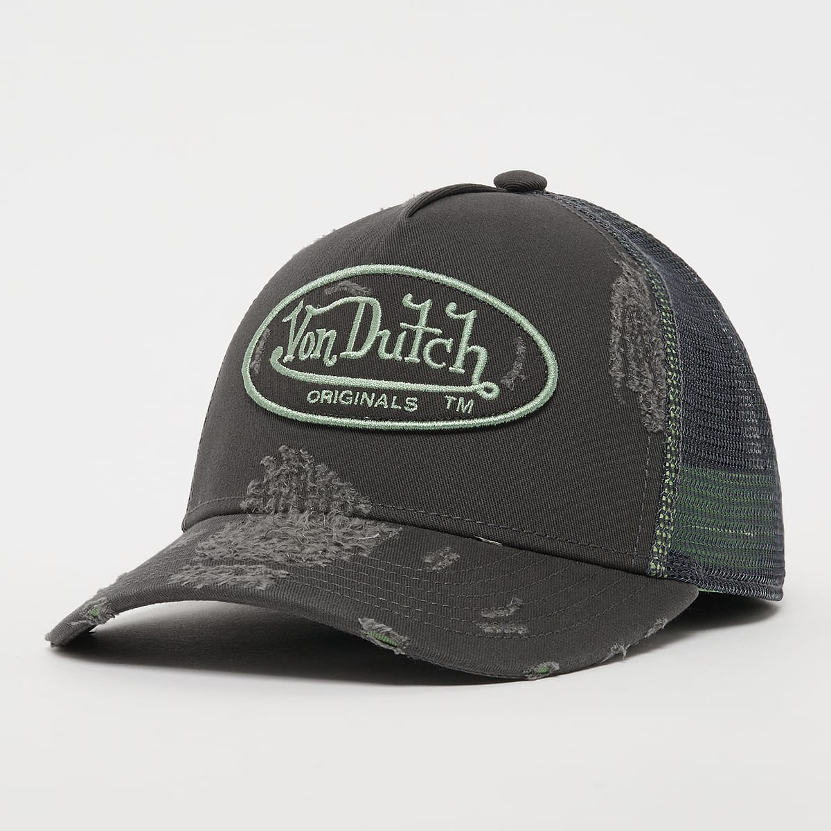 Von Dutch Originals Trucker Kiruna unisex Caps grijs Maat ONE SIZE Accessoires
