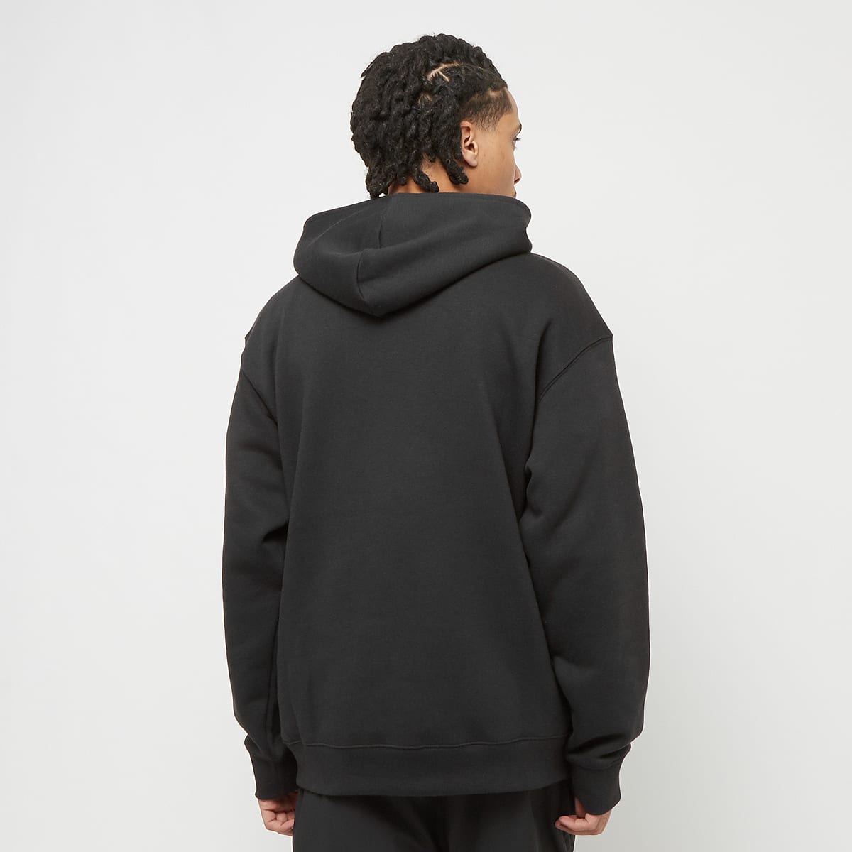 New Balance Small Logo Brushed Hoodie men Hoodies & Sweaters zwart Maat S Kleding