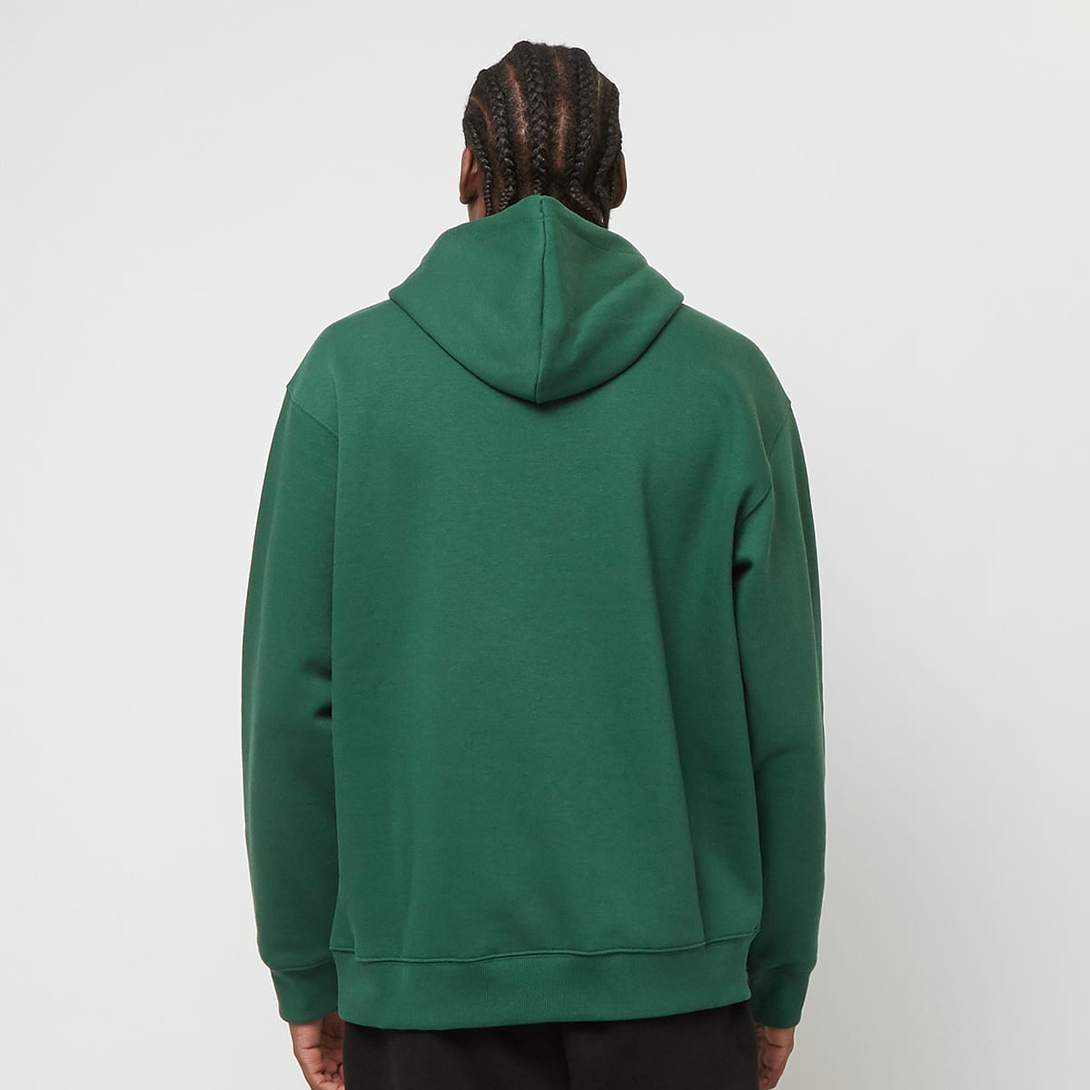 New Balance Small Logo Brushed Hoodie men Hoodies & Sweaters groen Maat S Kleding