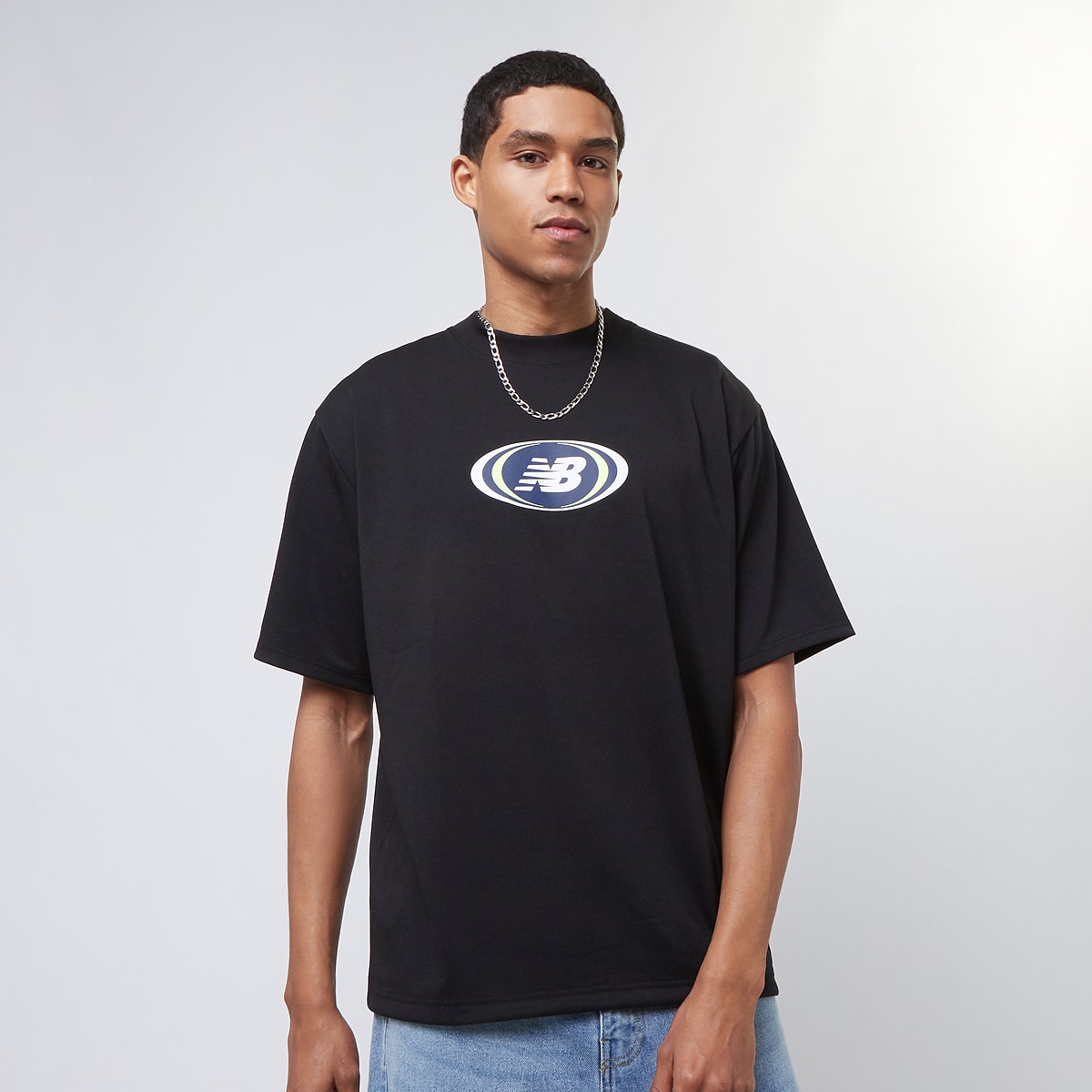 New Balance Hoops On Court T-Shirt T-Shirts & Polo's in wit formaten: M