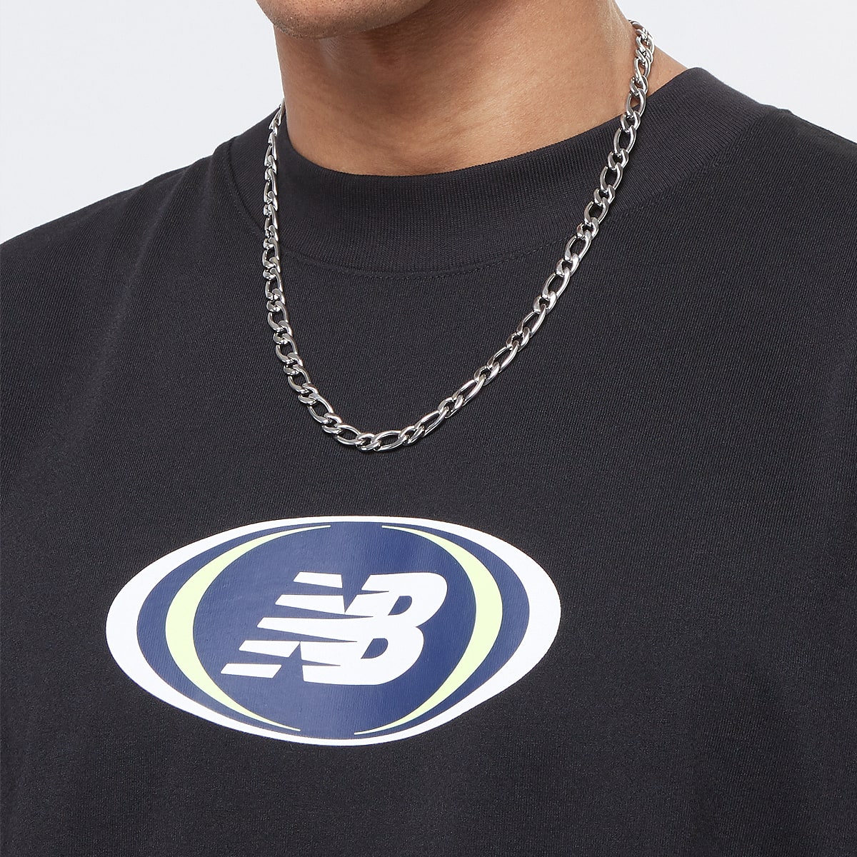 New Balance Hoops On Court T-Shirt T-Shirts & Polo's in wit formaten: M