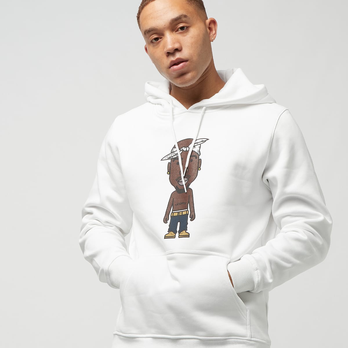 Mister tee La Sketch Hoodie Hoodies Kleding white maat: XS beschikbare maaten:XS M L XL