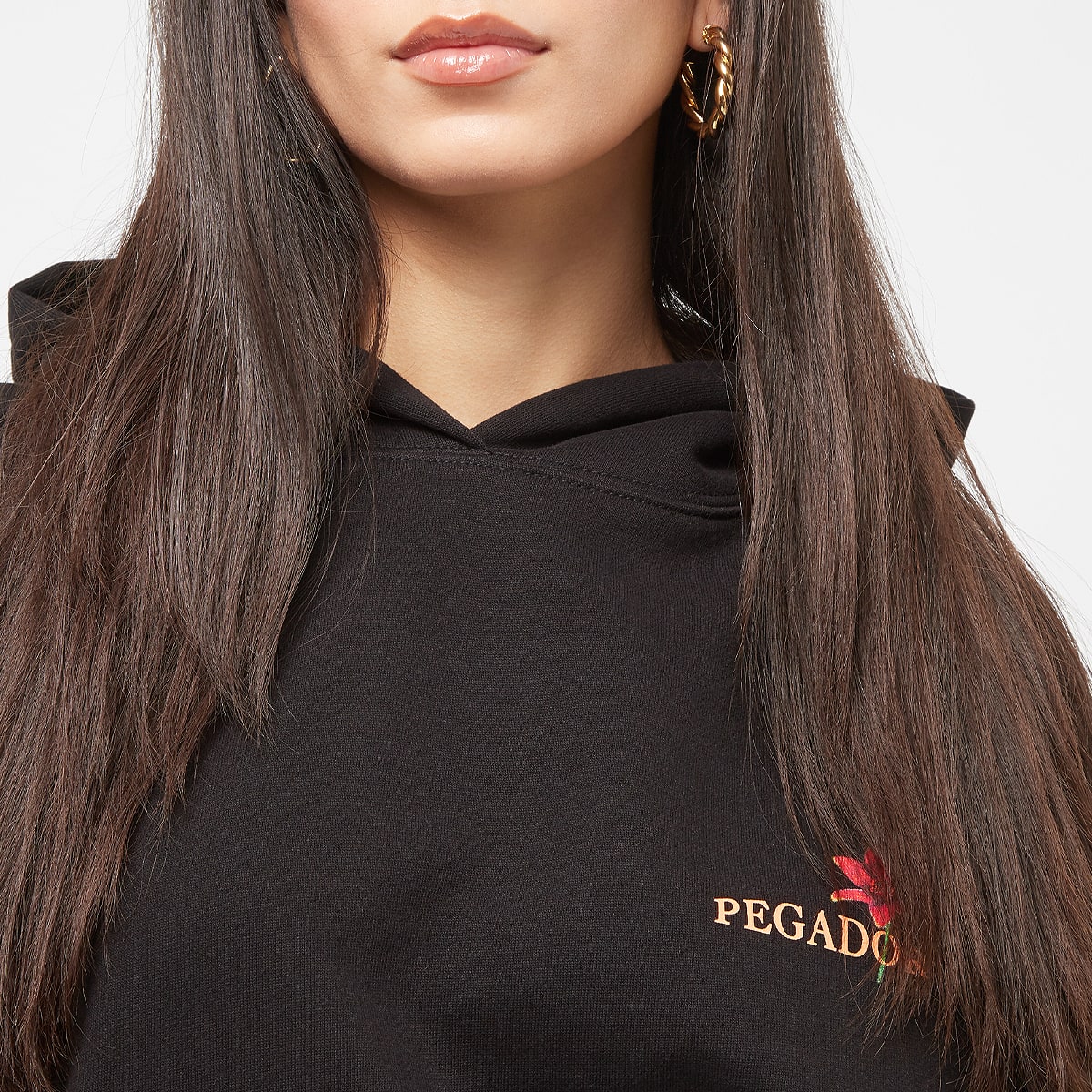 Pegador Maramie Oversized Hoodie Hoodies & Sweaters in zwart formaten: XS
