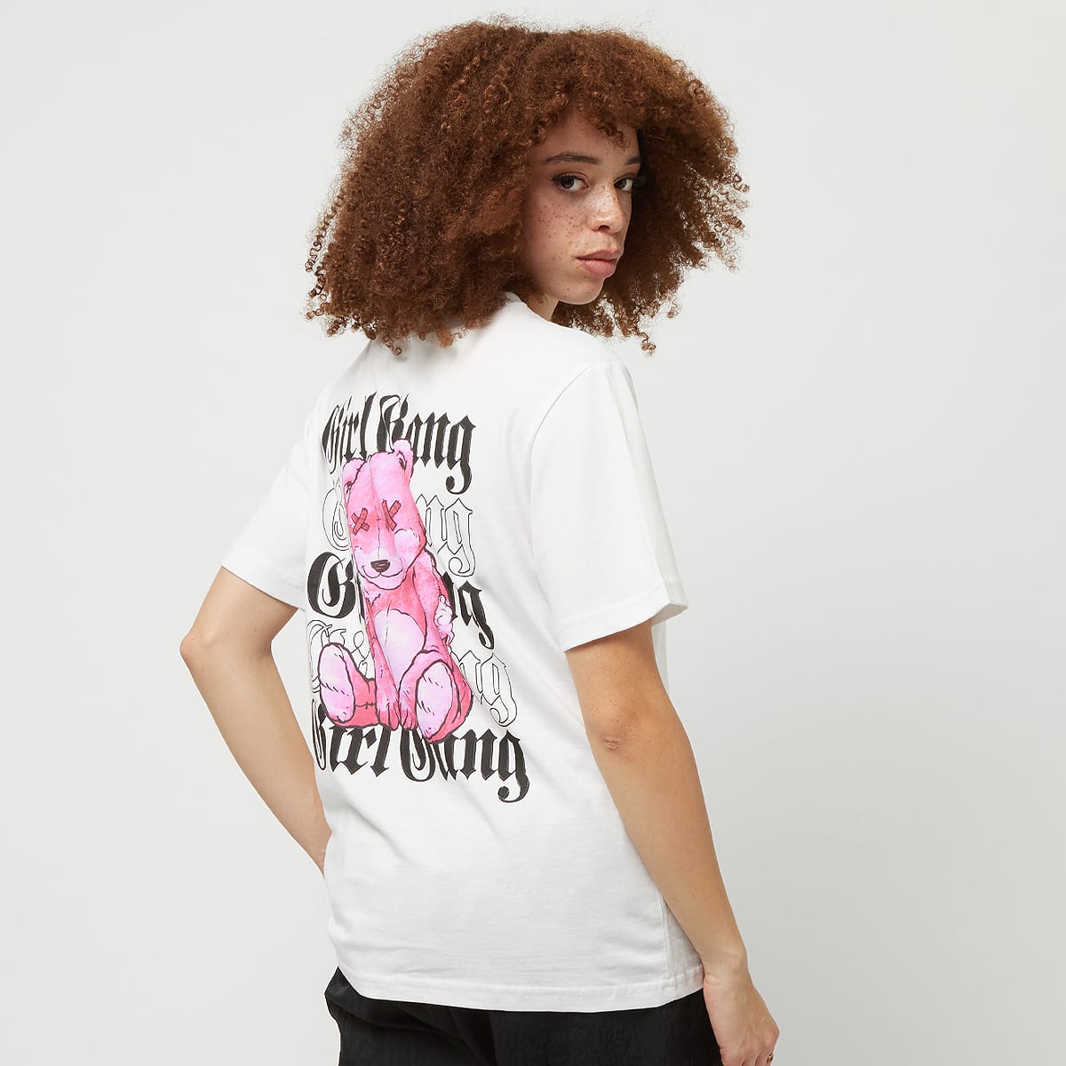 Miss Tee Girlgang Tee T-shirts Dames white maat: XS beschikbare maaten:XS S M L XL