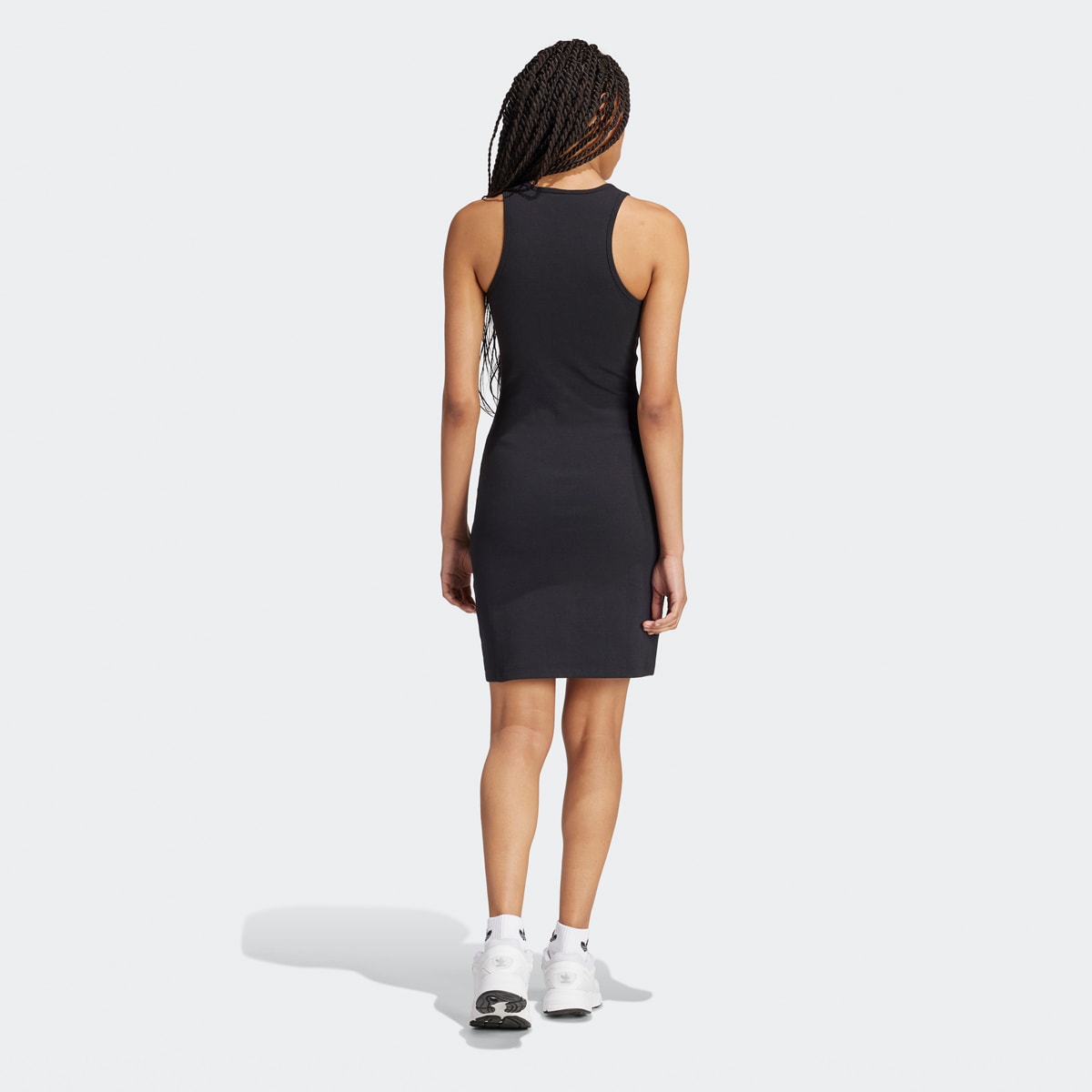 adidas Originals Essentials Rib Dress women Jurken & Rokken zwart Maat XS Kleding