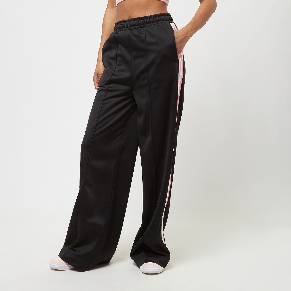 Urban Classics Pin Tuck Track Pants Trainingsbroeken black maat: XS beschikbare maaten:XS S M L XL