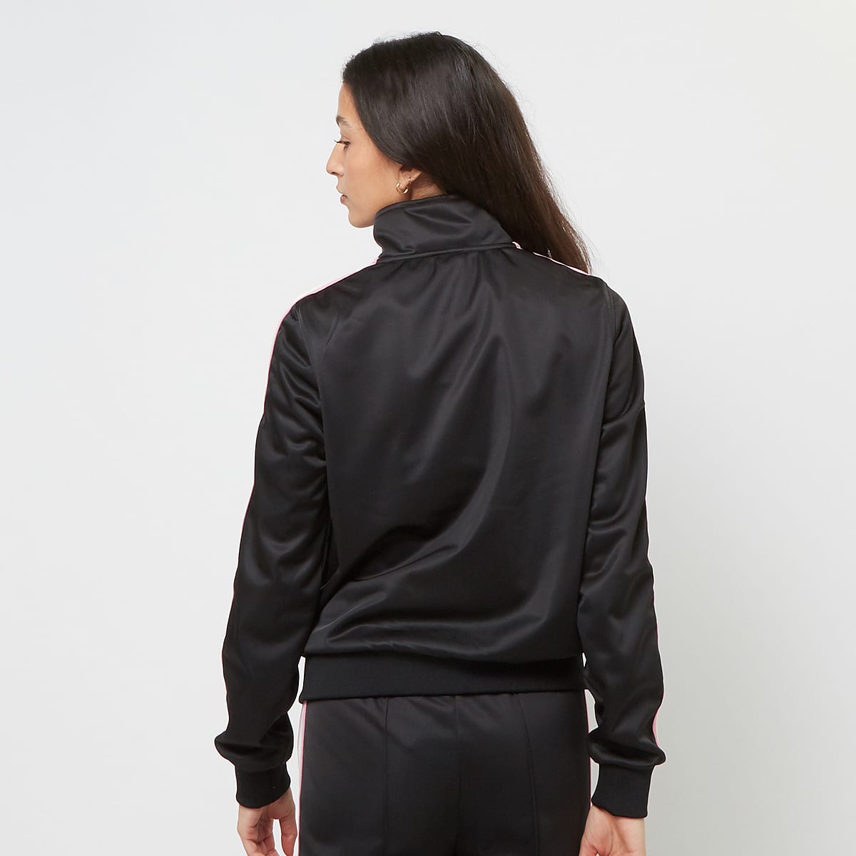 Urban Classics Retro Track Jacket women Trainingspakken zwart Maat XS Kleding