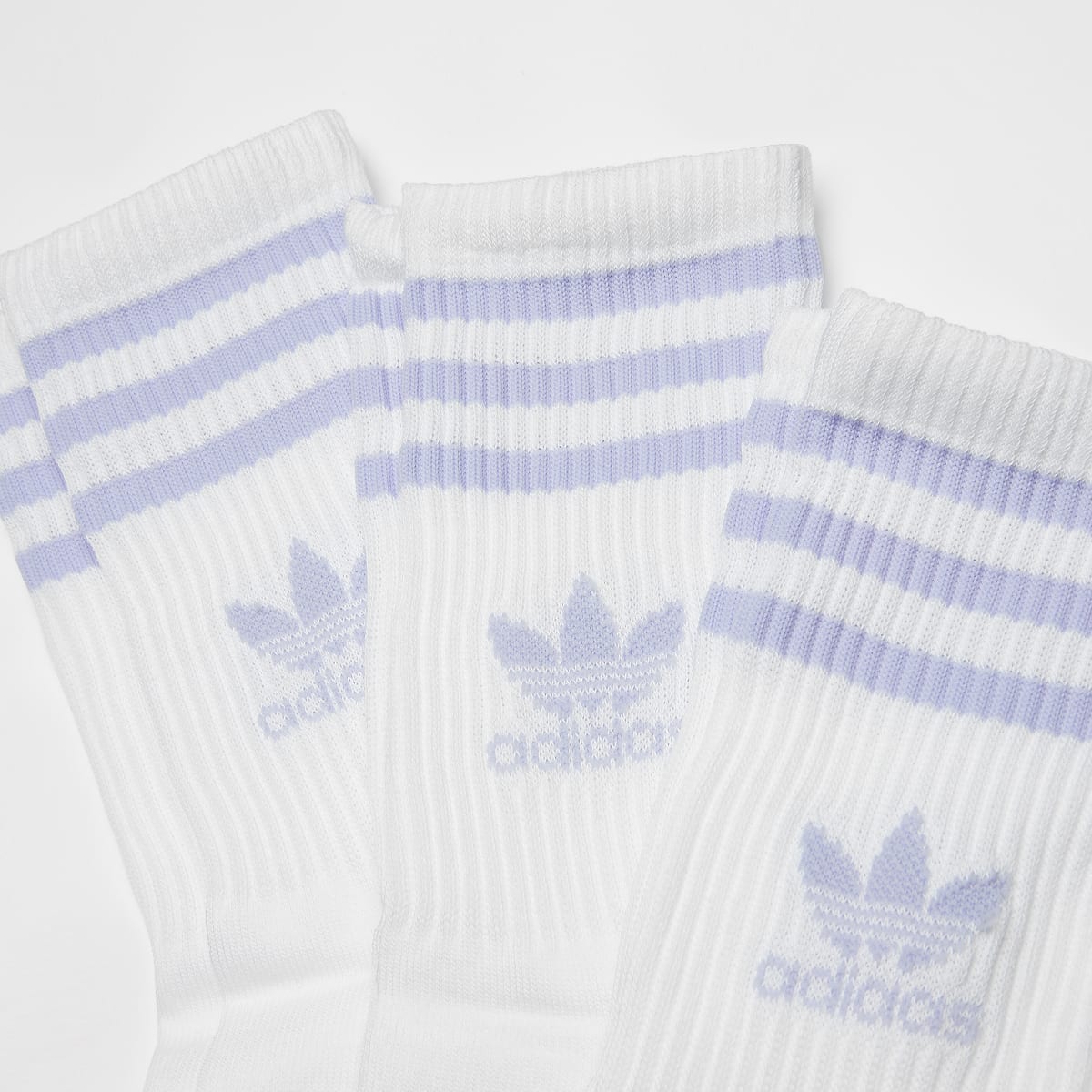 adidas Originals adicolor Crew Sokken (3 Pack) Sokken in wit formaten: 37-39
