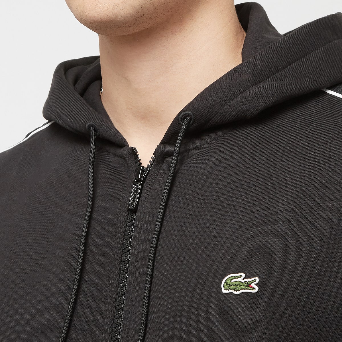 Lacoste Sweatshirt men Hoodies & Sweaters zwart Maat XL Kleding