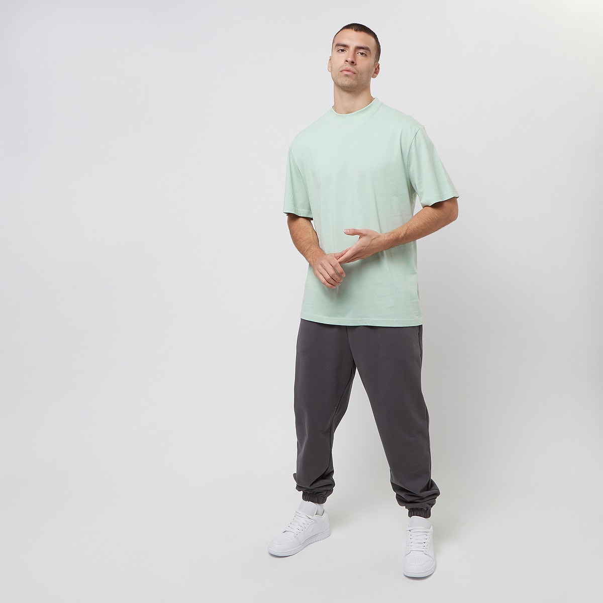 Urban Classics Tall Tee men T-Shirts & Polo's groen Maat S Kleding