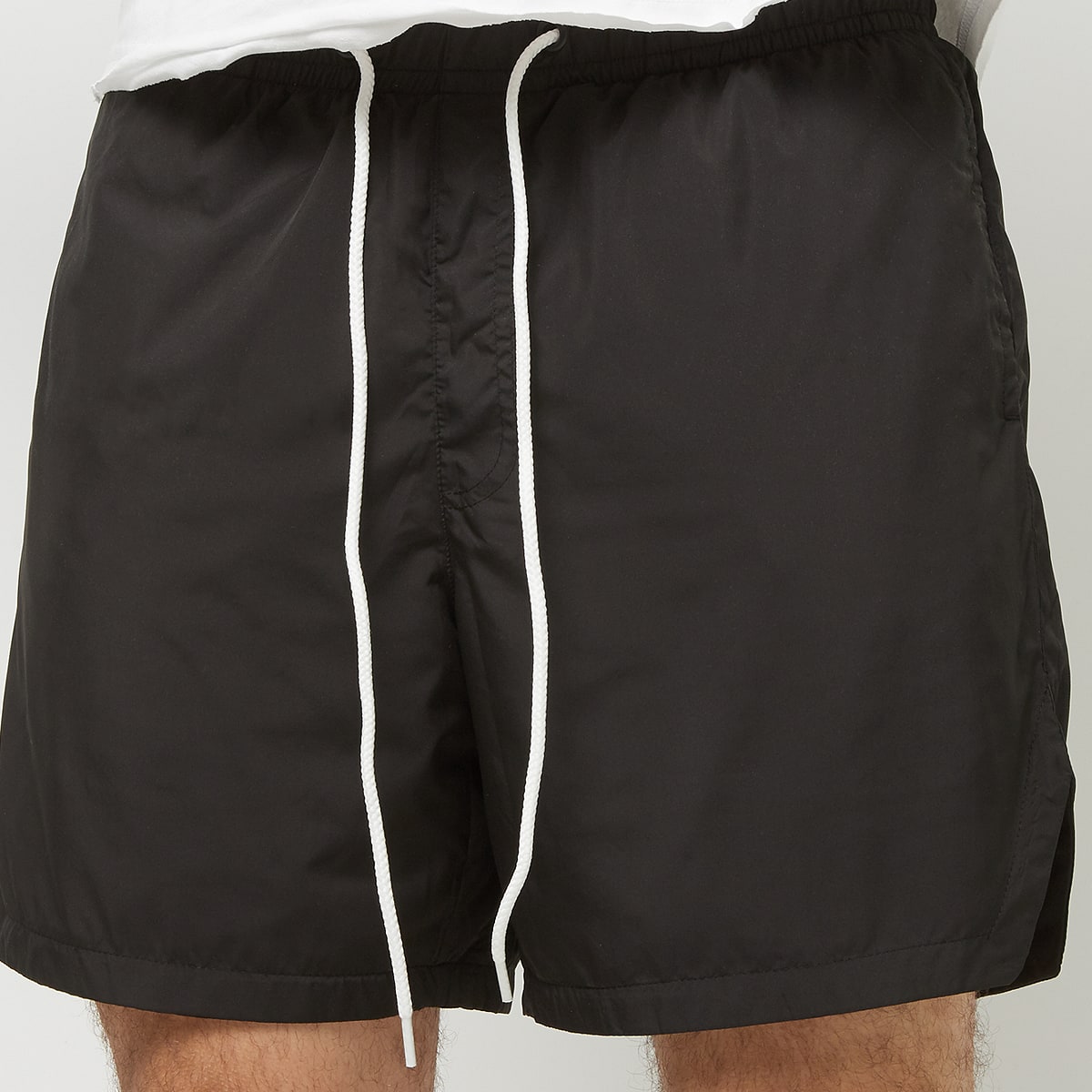 Urban Classics Basic Running Shorts men Sportshorts zwart Maat S Kleding