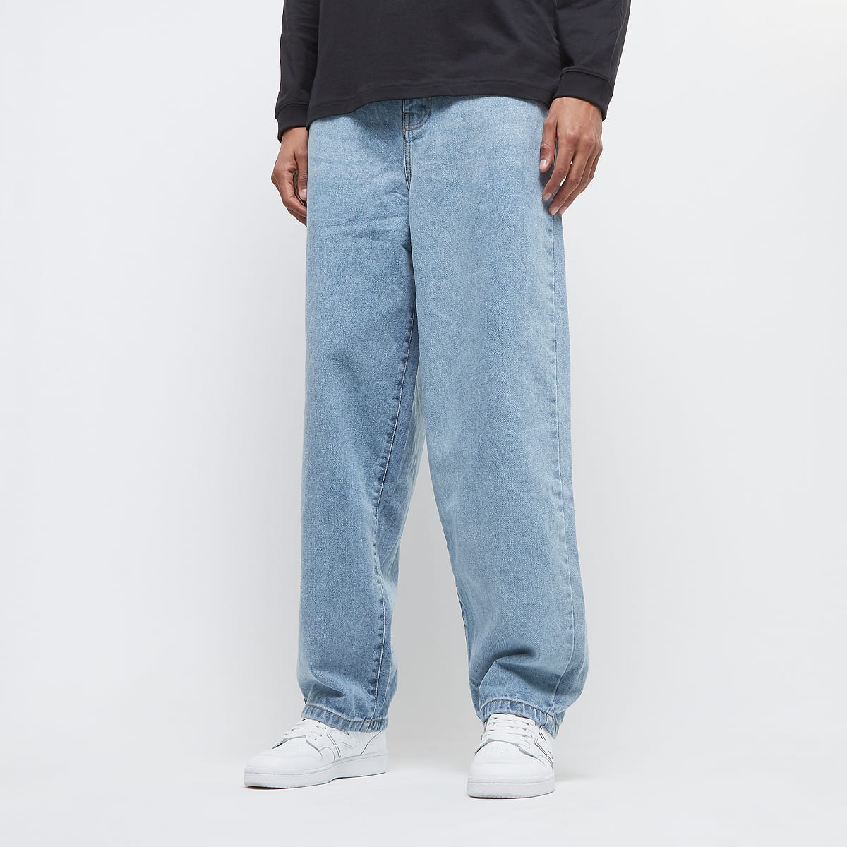 Urban Classics Heavy Ounce Baggy Fit Jeans Spijkerbroeken Heren new light blue washed maat: 30 beschikbare maaten:30 32 34 36 38