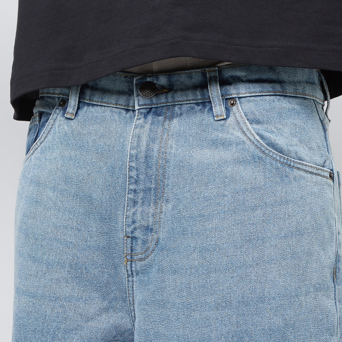 Urban Classics Heavy Ounce Baggy Fit Jeans Spijkerbroeken in blauw formaten: 30