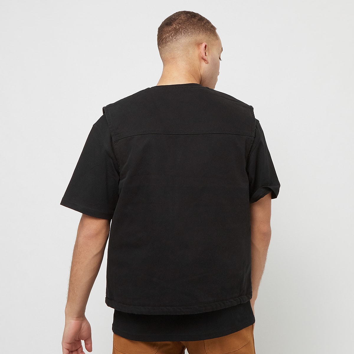 Dickies Duck Canvas Summer Vest men Bodywarmers zwart Maat S Kleding