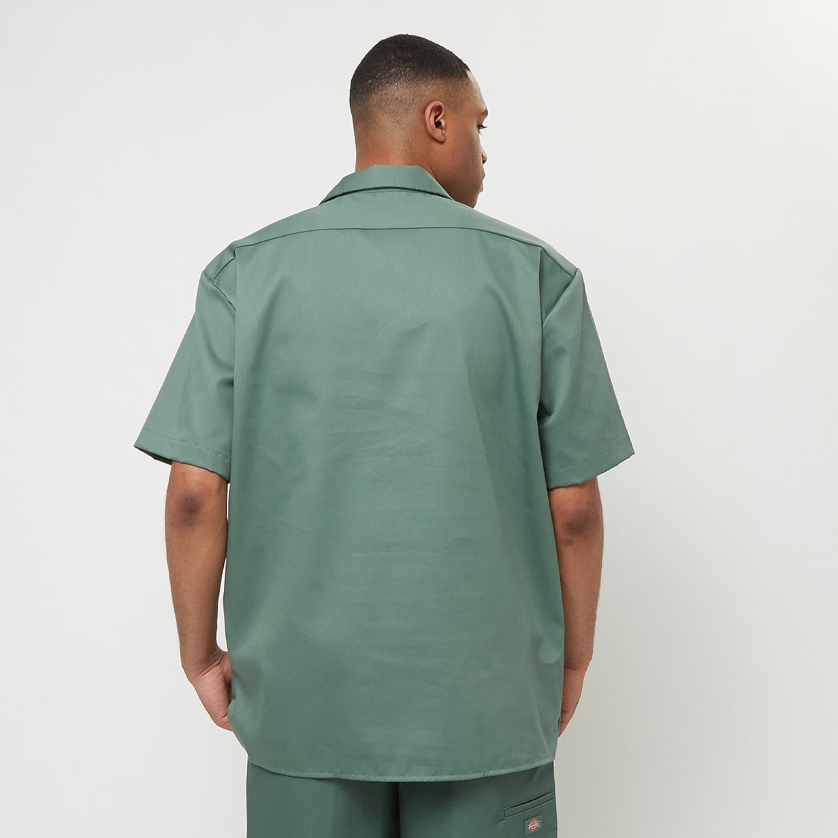 Dickies Work Shortsleeve Shirt Rec men Overhemden groen Maat S Kleding