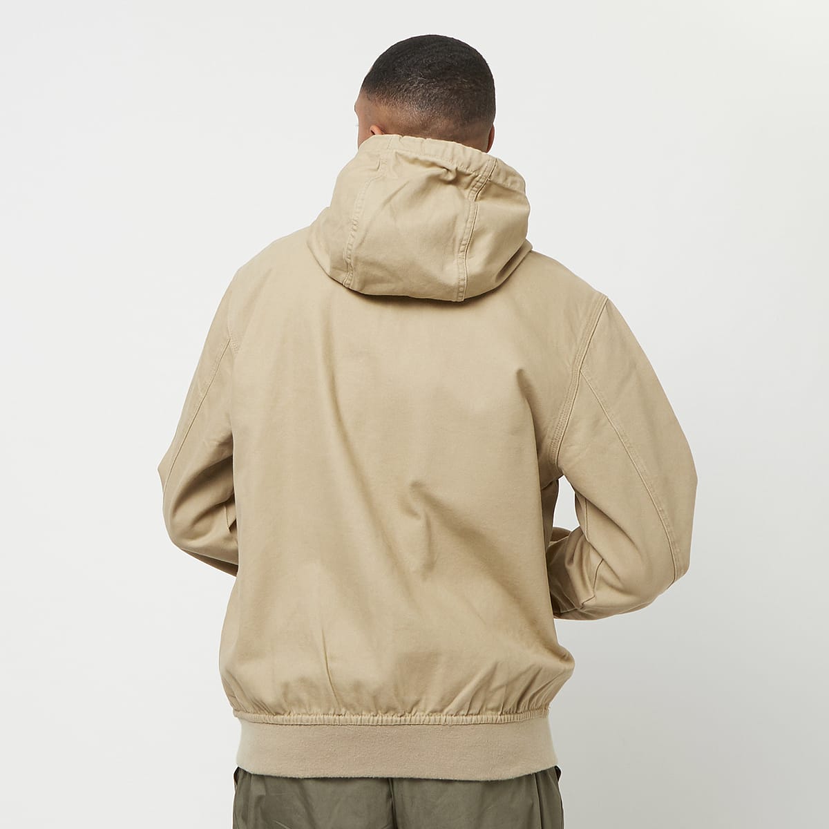 Dickies Duck Canvas Hooded Unlined Jacket men Tussenseizoensjassen beige Maat S Kleding