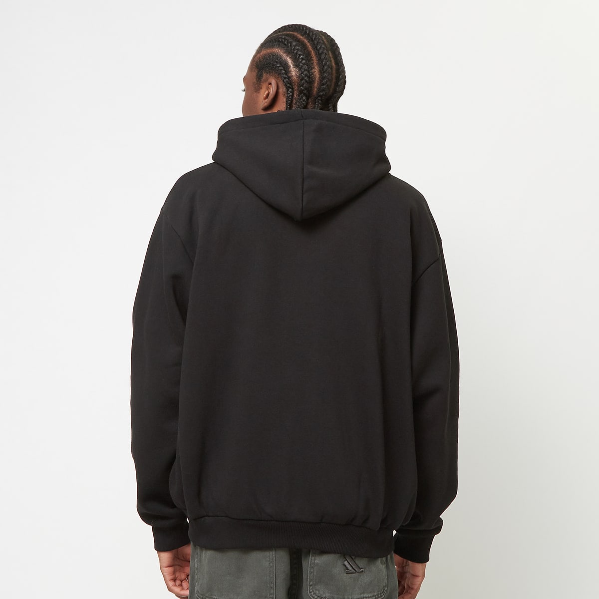 Karl Kani Chest Signature Essential Oversized Zip Hoodie men Hoodies & Sweaters zwart Maat XS Kleding