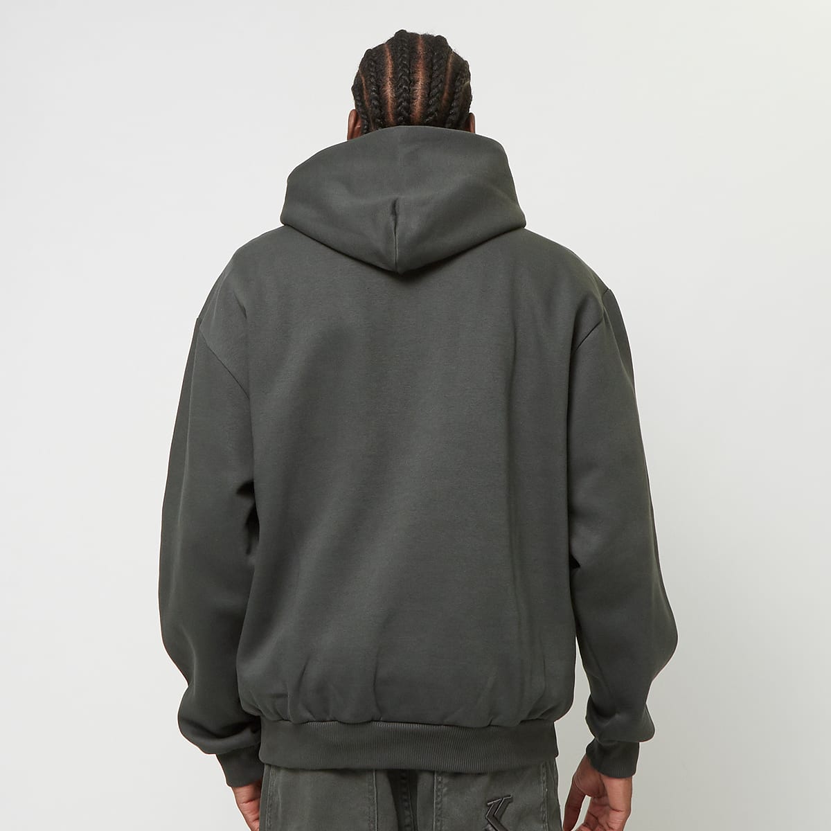 Karl Kani OG Rhinestone Oversized Hoodie Men Hoodies & Sweaters grijs Maat M Kleding
