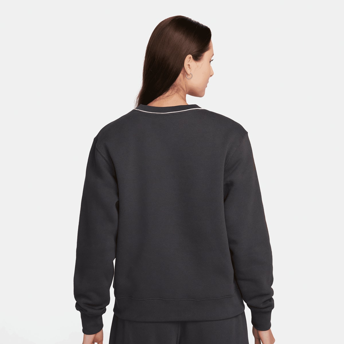 Nike Sportswear Fleece Crew EF Hoodies & Sweaters in grijs formaten: XS