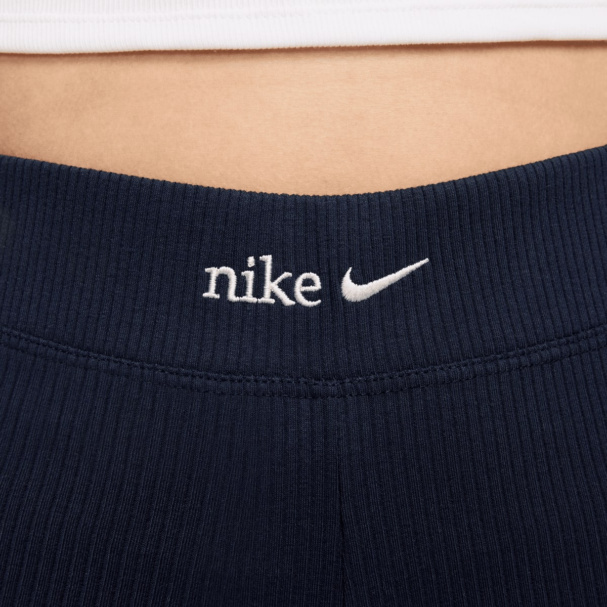 Nike Sportswear Trend Rib Flared Pants Leggings in blauw formaten: S