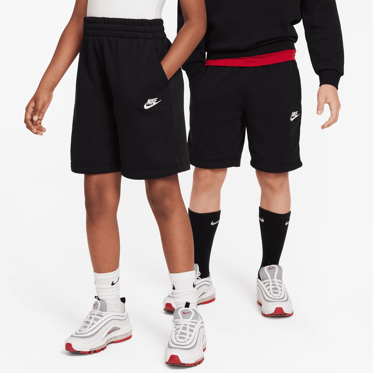 Sportswear Club Fleece French-Terry-Shorts, Nike, Apparel, en noir, taille: 137