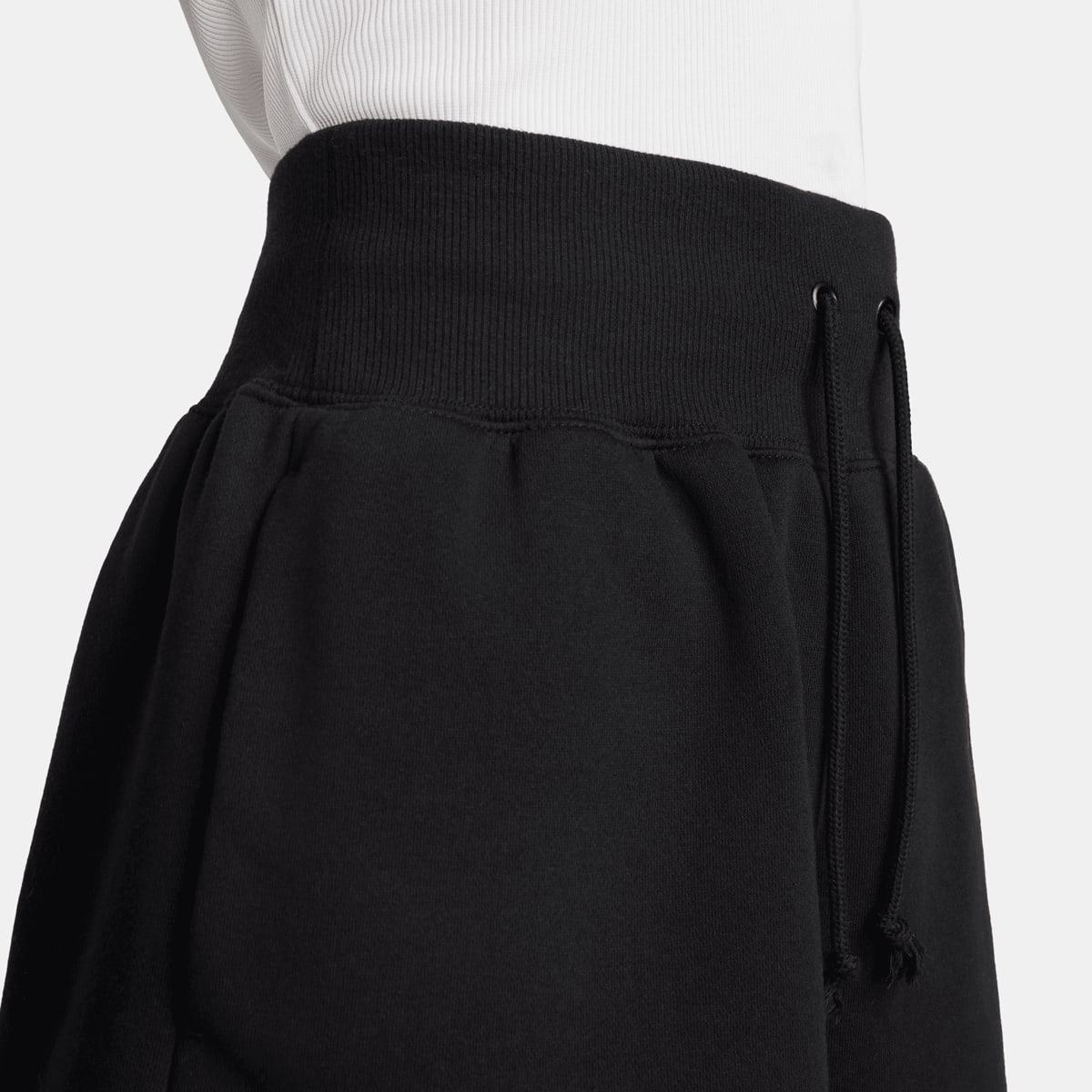 Nike Sportswear Phoenix Fleece High-Rise Shorts women Sportshorts zwart Maat XS Kleding