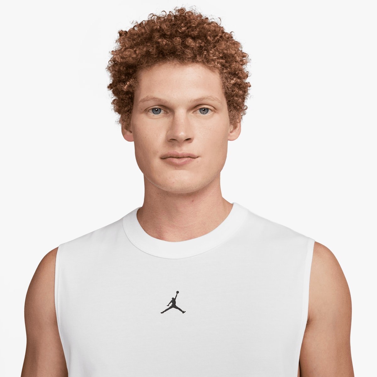 Jordan Dri-Fit Sport Sleeveless Top men Tanktops wit Maat S Kleding