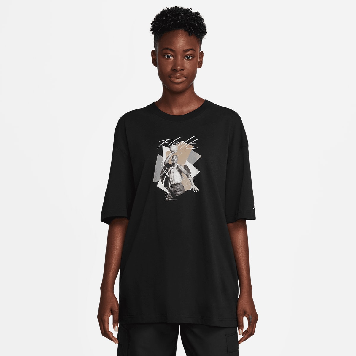 Jordan Short Sleeve T-Shirt wo T-Shirts & Polo's zwart Maat XS Kleding