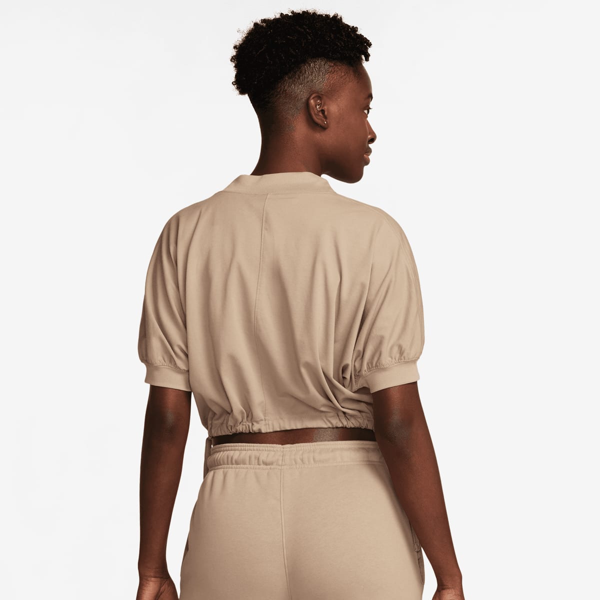 Jordan Short Sleeve Top T-Shirts & Polo's in bruin formaten: XS