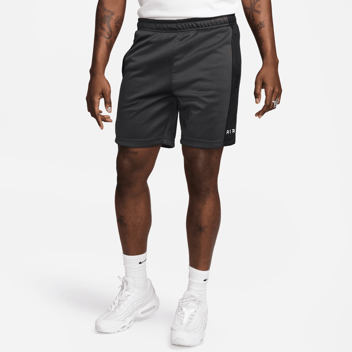 Sportswear Swoosh Air Shorts Poly-Knit, Nike, Apparel, en gris, taille: S