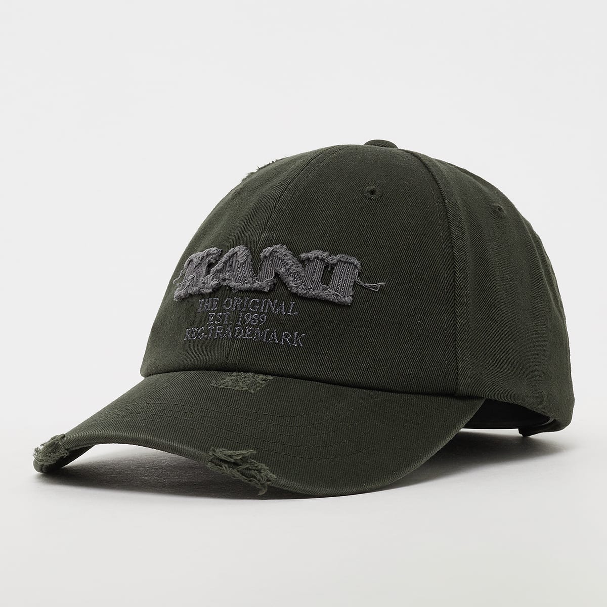 Karl Kani Retro Distressed Dad Cap Caps in groen formaten: ONE SIZE
