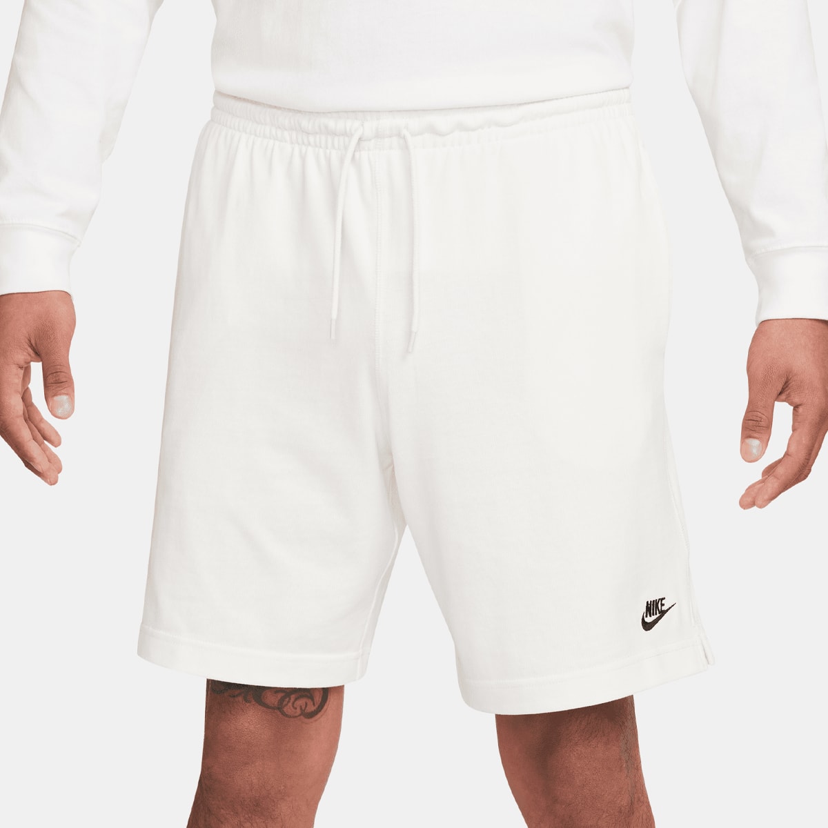 Nike Club Knit Short men Sportshorts beige Maat S Kleding