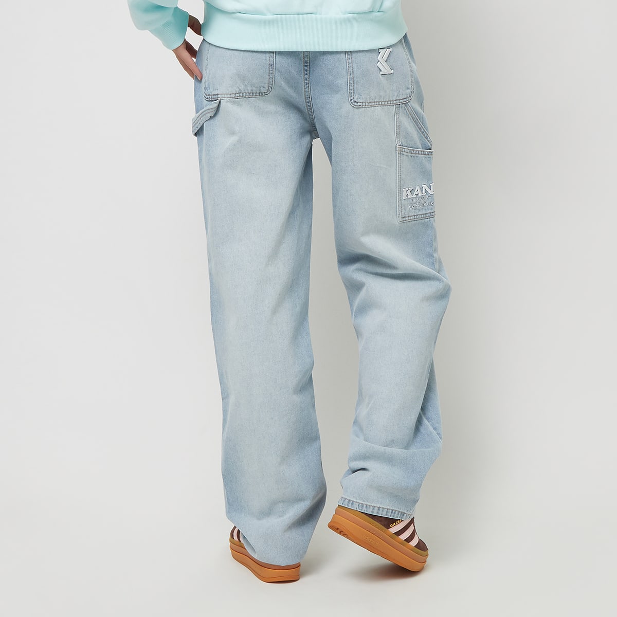 Karl Kani Og Baggy Workwear Denim women Broeken blauw Kleding