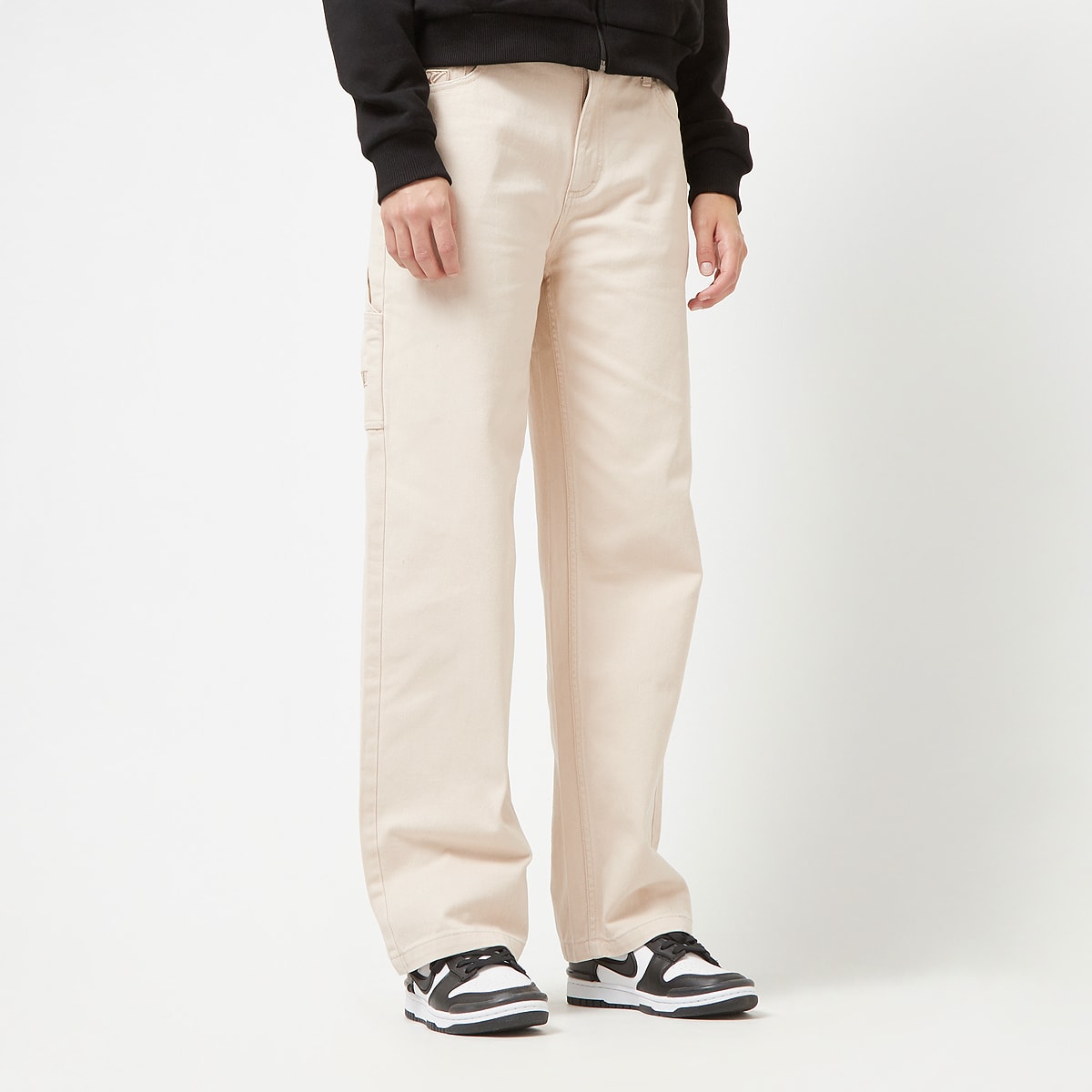 Karl Kani OG Baggy Workwear Pants women Cargobroeken beige Maat XS Kleding