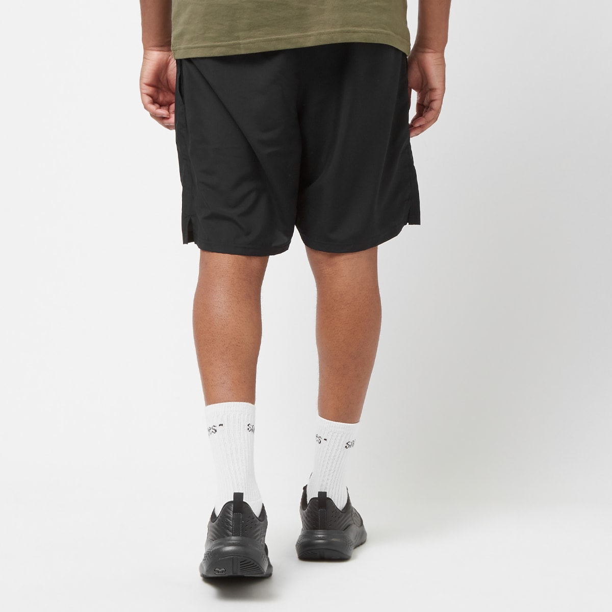 Under Armour Woven Wordmark Shorts men Sportshorts zwart Maat L Kleding