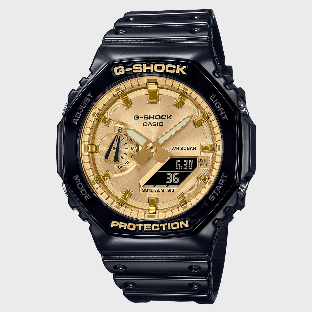 G-SHOCK, GA-2100GB-1AER, black