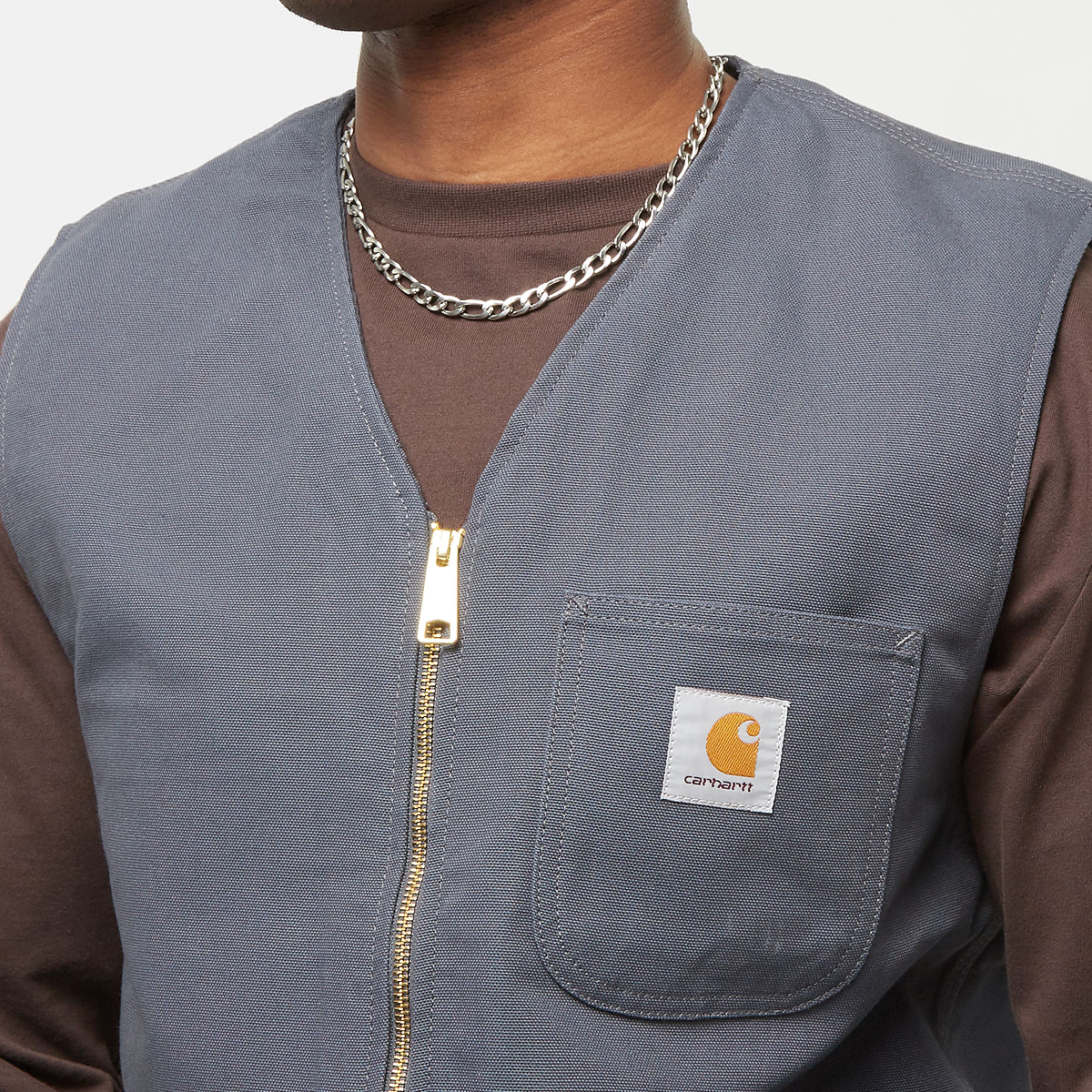 Carhartt WIP Arbor Vest Bodywarmers in grijs formaten: M